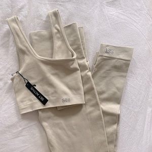 Set Active Set—Oatmilk Sculptflex Size Sm